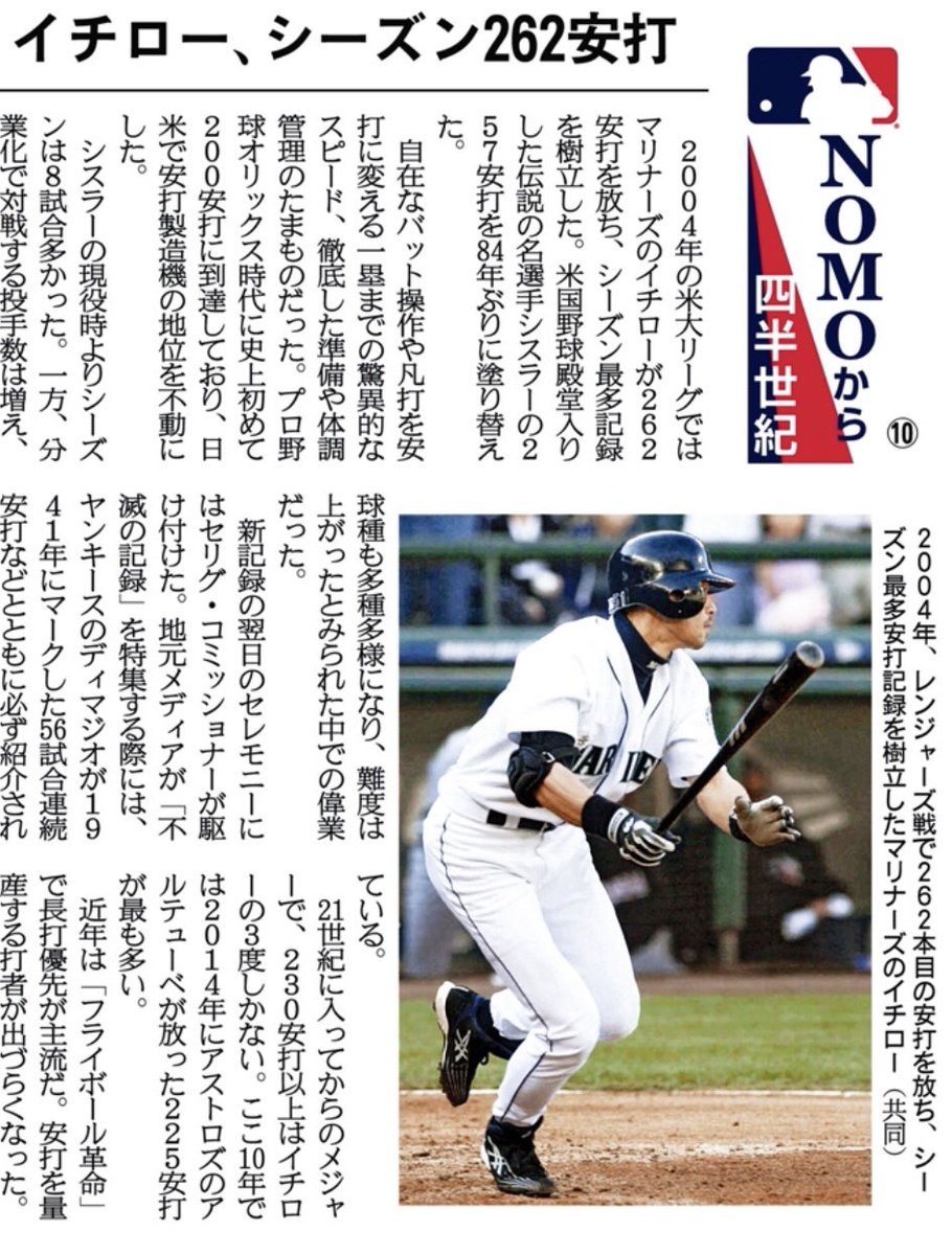 イチロー 実使用球 メジャー 最多安打記録 2004年 MLB