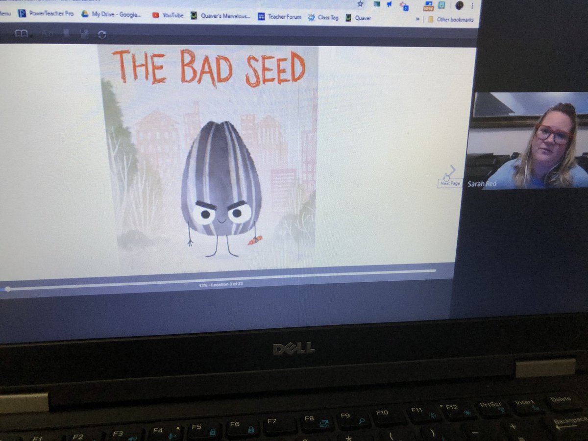 schulz9850's tweet photo. We finished the week strong with Mrs. Red as our guest reader. THE BAD SEED is a great story showing how you can become a better person just by making better choices!    @MountHollyElem #mhefalcons #bcsdelearning #mheleads https://t.co/KqnsmwyEtD