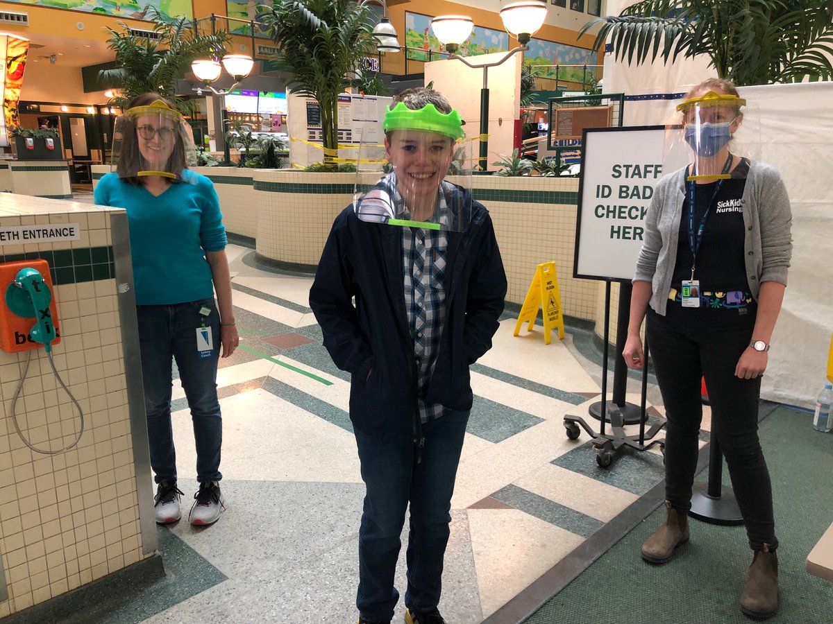 UCC_Community's tweet photo. Year 8 student Warren is taking on an incredible cool project - using his 3D printer to create themed face shields for patients and workers at @sickkids. Check out the wonderful designs, including Raptors and Wonder Woman! #UCCtogether #UCCcommunity #design #designproject https://t.co/4JRutJhvjq