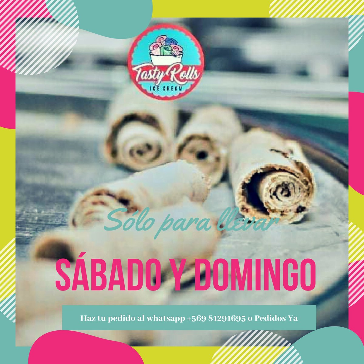 tastyrollsafta's tweet photo. Este fin de semana lleva tu helado individual o familiar a casa a través de Pedidos Ya o al whatsapp +569 81291695 #Antofagasta https://t.co/suMGBPkUQr