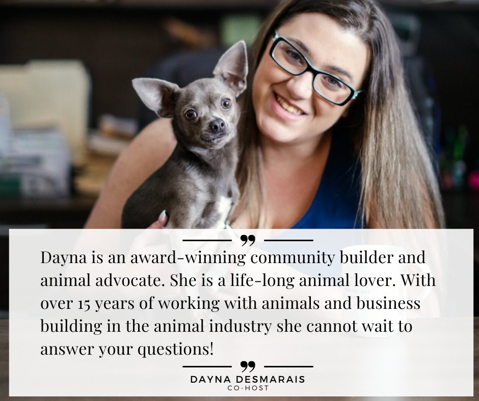 TheBlepShow's tweet photo. Meet Dayna! She's one of the co-hosts here at The Blep! She's ready, willing and able to answer all your pet related questions. Send them to hello@theblep.show. You never know, it might be one of the ones answered in the first episode! #theblep https://t.co/GBfDNYcDNC