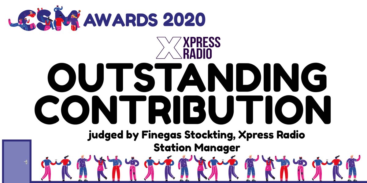 cdfstudentmedia's tweet photo. Our final Outstanding Contribution award tonight is for @xpressradio!

This award has been judged by Station Manager Fin Stockting and it recognises an individual who has gone above and beyond for Xpress Radio. https://t.co/ERRuAuUVvG