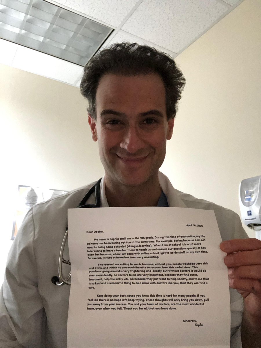 MagnetClass's tweet image. Last week our Ss wrote letters of appreciation to a variety of frontline heroes. Thank you Dr. David Thompson @OSFHealthCare for your reply. We are grateful for you and the work you do! #InThisTogether #ProudToBeD93 @CCSD93 @RDPrincipalD93