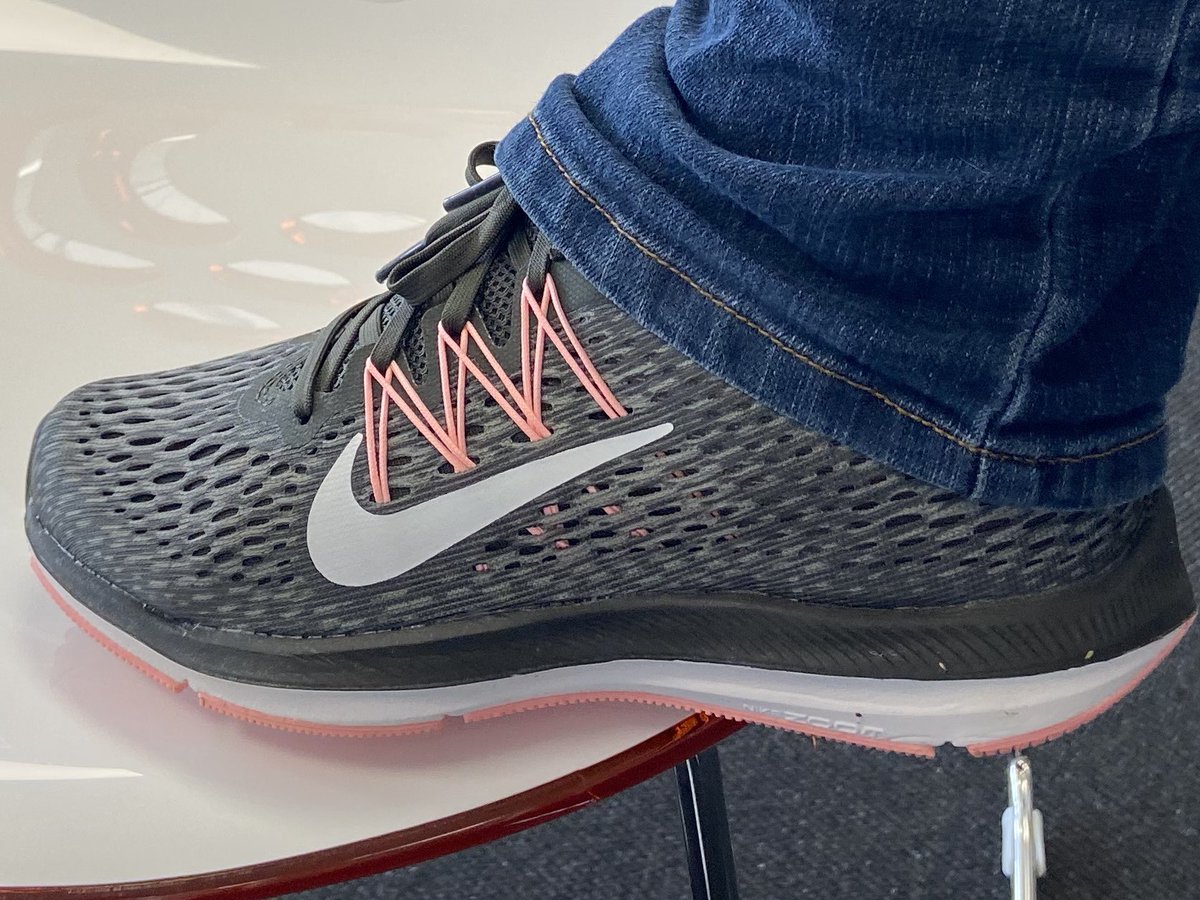 Att_SmthfldVa's tweet photo. Footwear Friday is the theme today!!! Wearing my newest pair of Nike Winflo 5. I have atleast 8 pairs each a different color but these are my new favorites!!! #FootwearFriday #SpiritWeek #RegulatorPride #ProtelPride #LifeatATT https://t.co/CbRYFXkMiI