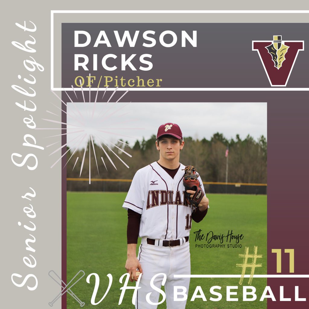 VidaliaHS's tweet photo. 4 yr starter, Dawson Ricks is athletic &amp; has many skills that make him a good baseball player.He has a great work ethic &amp; always puts the team first. He is able &amp; willing to be versatile.Occasionally, we let him pitch when Coach Carter talks me into it.” - Coach Korn
#VFam 🏹⚾️ https://t.co/PC2tezhgi2