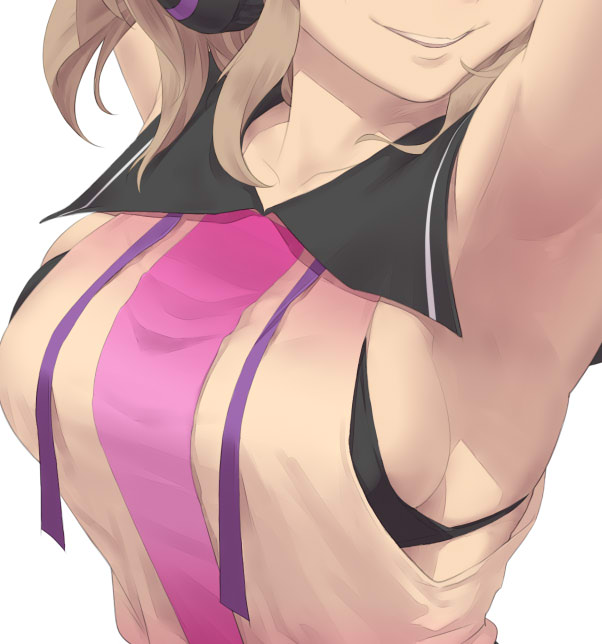 太子の横乳が危なかったので信頼性の高い黒ビキニでこれを保護した 