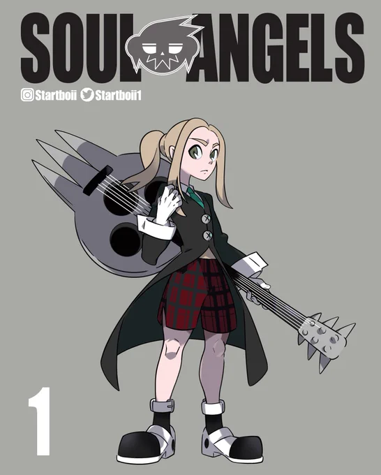 Wanted to share with you guys this "re-imagined" version of one of the Soul Eater's manga pages i had to do for a college assignment.
Hope you like it ????? 