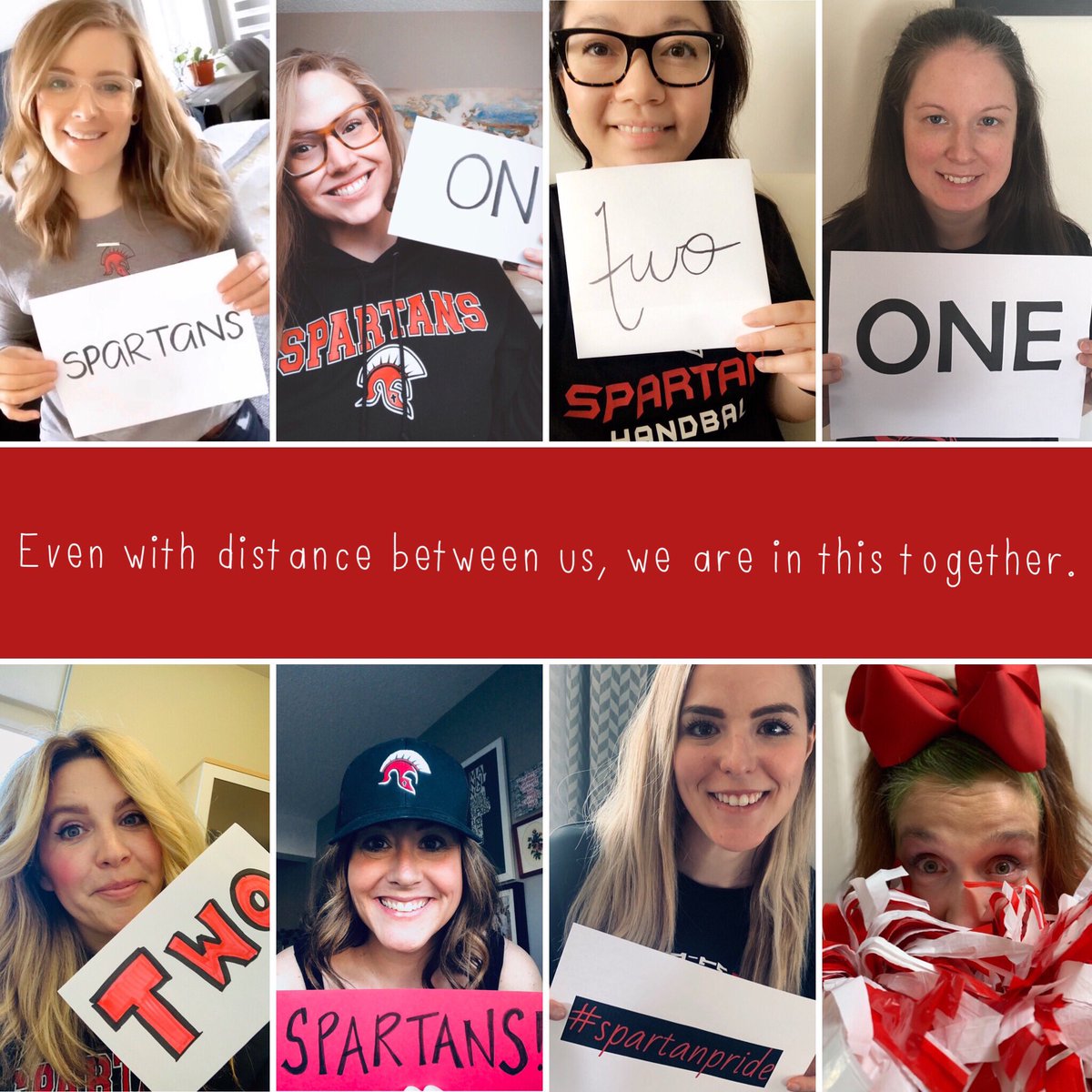 StampSPAnish's tweet image. #ecsrdSTRENGTH #SPACHS #spartanpride ❤️🖤