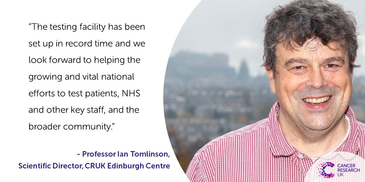 Cancer Research UK in Scotland (@crukscotland) on Twitter photo Scientists from the CRUK Edinburgh Centre are some of the volunteers supporting <a href="/NHS_Lothian/">NHS Lothian</a> testing efforts to combat #COVID19, in collaboration with partners at @MRC_IGMM. We are proud of all of you.
👏👩🔬👨🔬👏 Read more 👉: bit.ly/2VuTEwr Scientists from the CRUK Edinburgh Centre are some of the volunteers supporting <a href="/NHS_Lothian/">NHS Lothian</a> testing efforts to combat #COVID19, in collaboration with partners at @MRC_IGMM. We are proud of all of you.
👏👩🔬👨🔬👏 Read more 👉: bit.ly/2VuTEwr