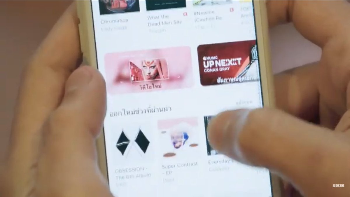 sehunownsme's tweet photo. Thanks for promoting @weareoneEXO’s Obsession album🥰 lmao #คั่นกูEP10 https://t.co/GkmenmpYAc
