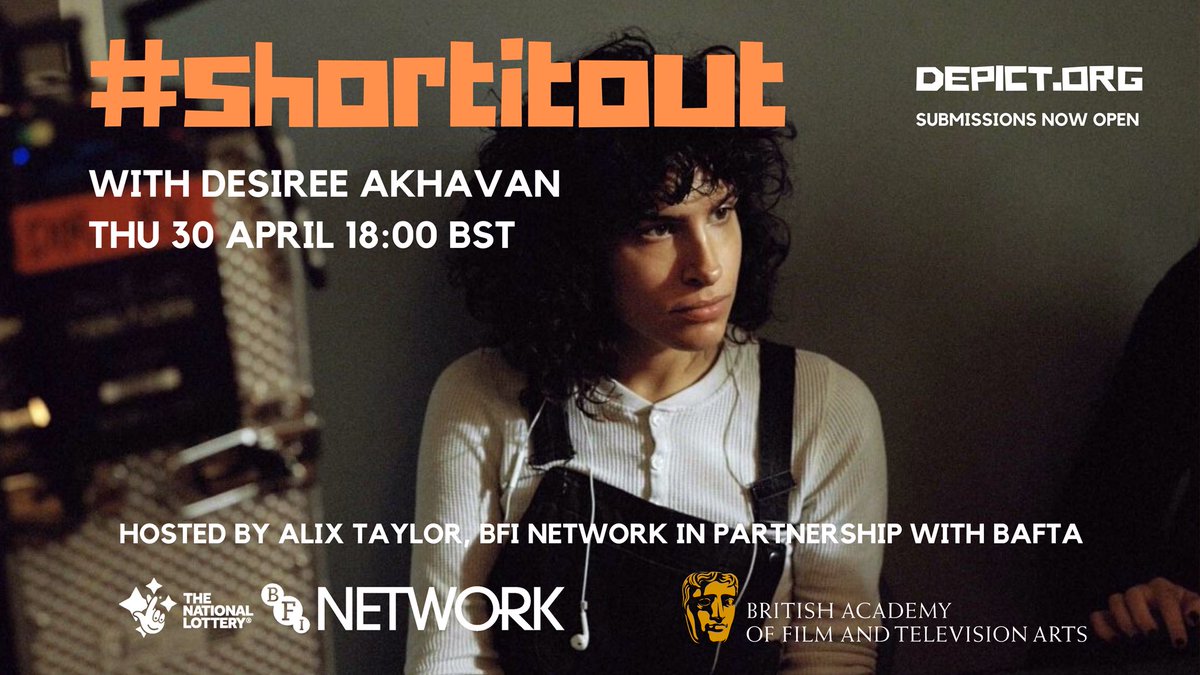 bfinetwork's tweet image. Get involved and make your super short films and share them using #Shortitout! 📹🤳🎭 Join us on Thursday 30th April, for our #Shortitout Q&amp;amp;A webinar with the incredible @akhavandesiree!    
Register here: us02web.zoom.us/webinar/regist…