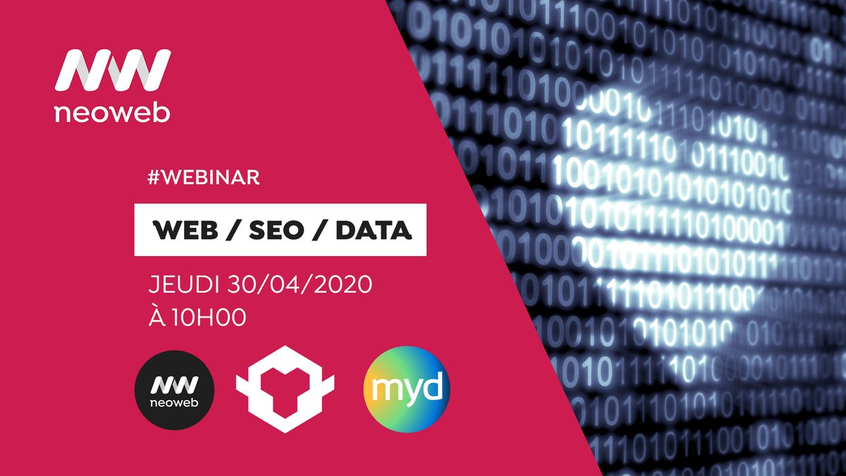 {💡#webinar} 

<a href="/neoweb_fr/">Neoweb</a>, <a href="/meetyourdata/">Qwamplify Analytics - meet your data</a> et <a href="/RevancheSites/">la revanche des sites</a> vous donnent rdv ce jeudi 30 avril à 10h.
✔️ Faites le point sur vos datas ✔️ Relancez votre stratégie de contenu ✔️ Préparez vos projets digitaux futurs.

Infos &amp; Inscriptions : bit.ly/3avcs2V