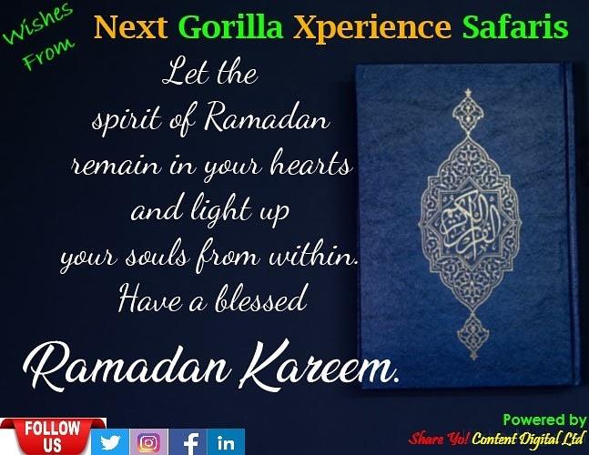 TuzzaSafaris's tweet photo. Hello,
We as NGXperience Safaris Mgt, we take this opportunity to wish all Muslims across the Globe a "Happy Ramadan" #GenerousRamadan.
#prayforus #staysafe #keepupdate
@NGX super wishes only. Love y'all. https://t.co/3Ljyy1MwLp