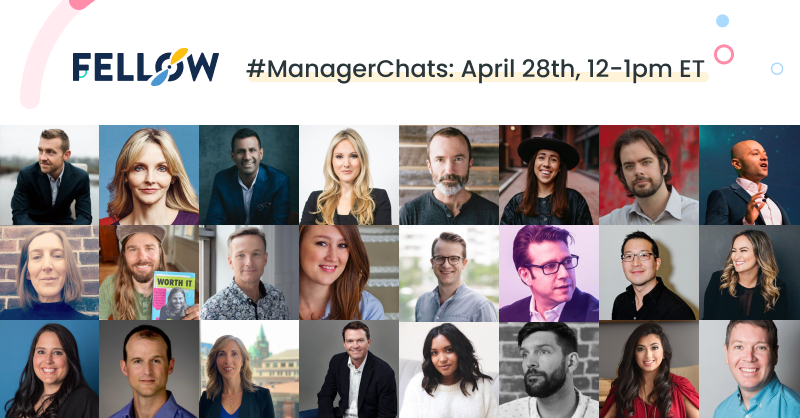 FellowAInotes's tweet photo. Our next #ManagerChats on Leading Through a Crisis is next week! Thrilled to announce new panelists 👇

@nrmehta
@marbulger 
@DanPriceSeattle 
@darrenmurph
@mwermuth 
@SiriAgrell 
@sedsimon 
@stein_nick 
@aydin 
@ChanceGlasco 

See the full line-up + RSVP:
https://t.co/S9mIywDkOH https://t.co/t8YSkBeLlH