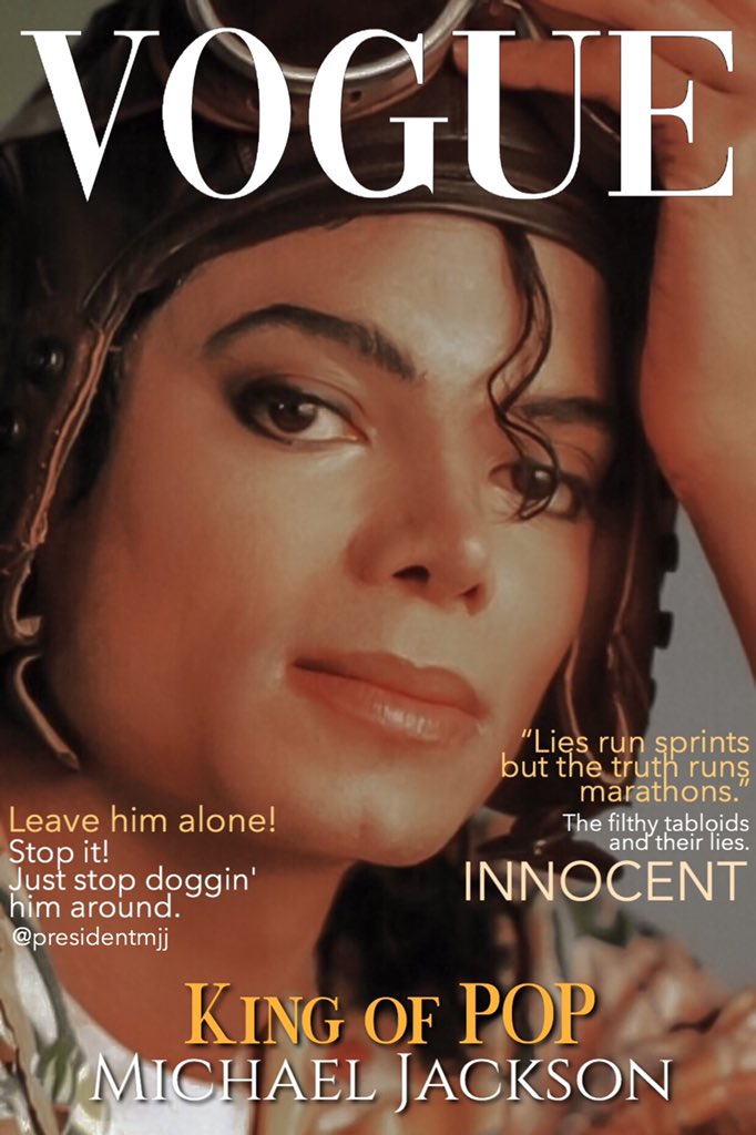 𝐀 on Twitter: "I made Michael Jackson Vogue Covers ☺️… "
