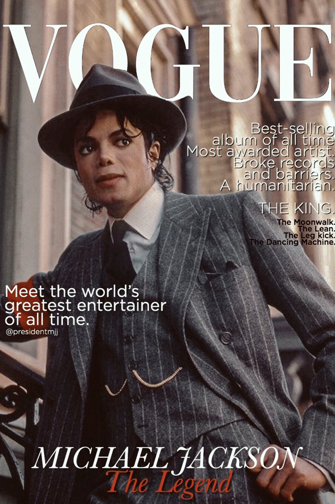 𝐀 on Twitter: "I made Michael Jackson Vogue Covers ☺️… "