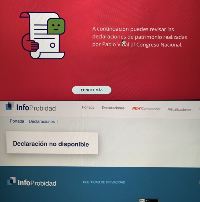 melaniaphillips's tweet photo. #bienvenidos ⁦@pablovidalrojas⁩ dice que toda la información esta en su página.... cueck ⁦@Bienvenidos13⁩ ⁦@TonkaTP⁩ https://t.co/T0VjgG4YgL