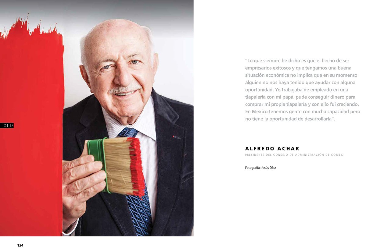 LideresMexicano's tweet photo. “Lo que siempre he dicho es que el hecho de ser empresarios exitosos y que tengamos una buena situación económica no implica que en su momento alguien no nos haya tenido que ayudar con alguna oportunidad". Alfredo Achar. Foto: @jesusdiazphoto #100MejoresFotos https://t.co/d3SGutShWz