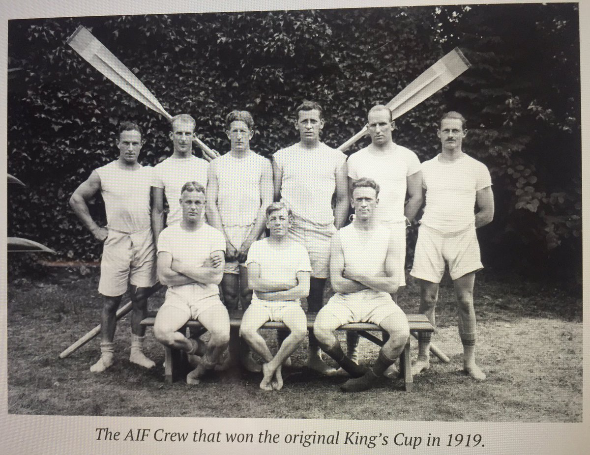 April 25th is ANZAC Day. 
At the Sydney International Regatta Centre there is a commemorative plaque which is dedicated to the Australian Imperial Force oarsmen who won The King’s Cup in 1919 <a href="/HenleyRegatta/">Henley Royal Regatta</a> <a href="/DeptDefence/">An EXTREMELY epic alt account</a> 
#wewillrememberthem #standatdawn