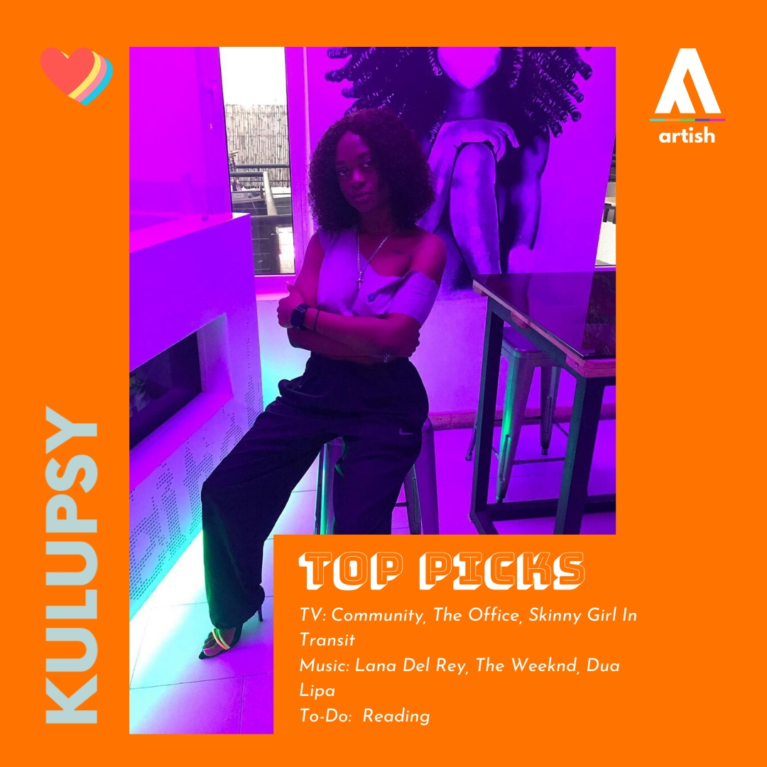 . @Kulupsy - Events Curator, Media Girl  https://www.artish.world/new-culture/9-nigerian-creatives-on-top-picks-for-lockdown-survival-content