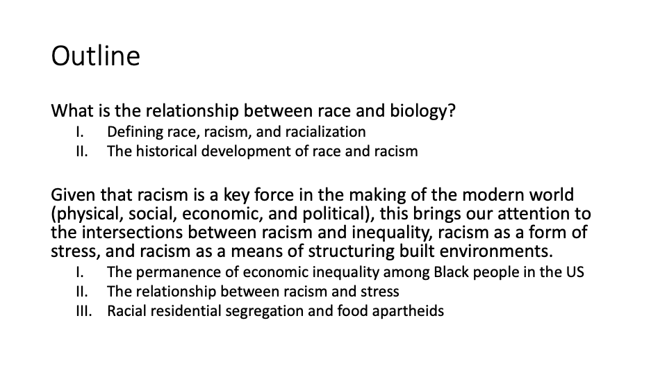 Hello everyone! First I'd like to thank  @kstsosie for organizing  @DecolonizeDNA & inviting me to participate.Today I'll be discussing the relationships between race/ism, biology, & human health. Below is a quick outline of my twitter talk.  #DecolonizeDNA