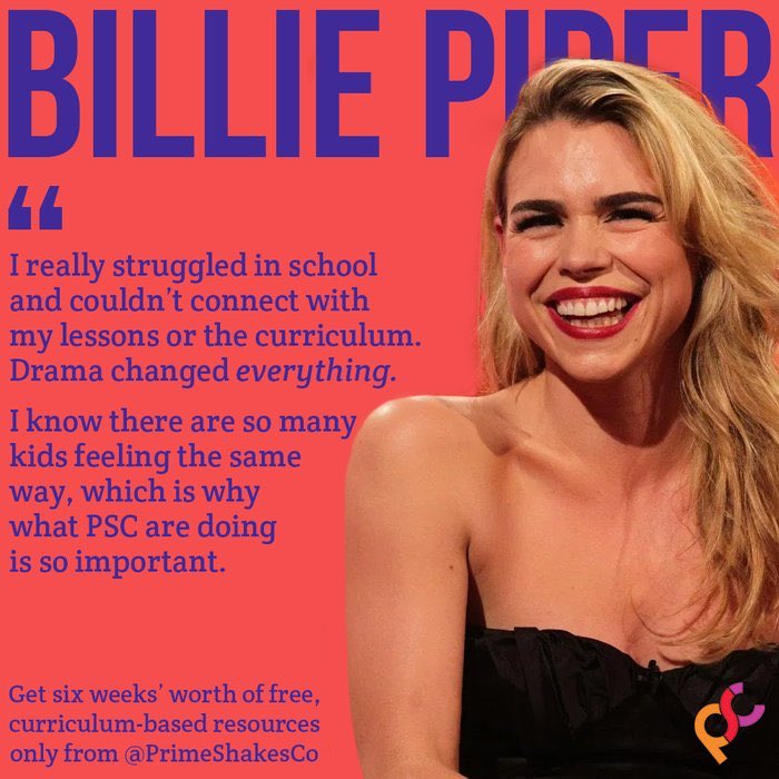 billiepiper's tweet photo. Not everyone learns the same way, but with a little help, we can make sure every child gets where they need to. #ShakespeareAtHome is keeping kids inspired during lockdown. Parents, check out @PrimeShakesCo for how you can get involved for free. https://t.co/A9Ux7eGfSy