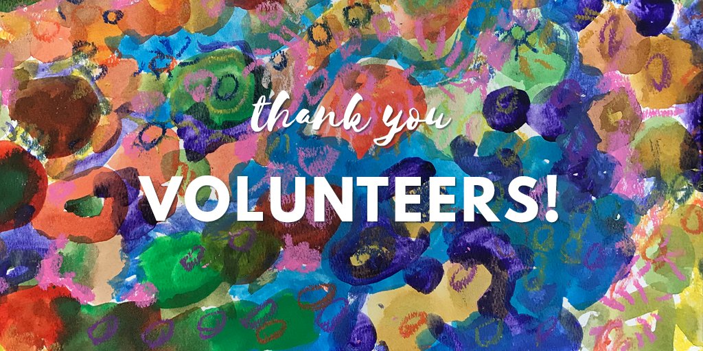 THANK YOU to the over 130 #volunteers who donated their time &amp; skills to the Nina this year. Whether helping out in our studio, gallery, or at special events, their contributions keep our collective going and we could not do it without them!

Background image by Christine Jarock