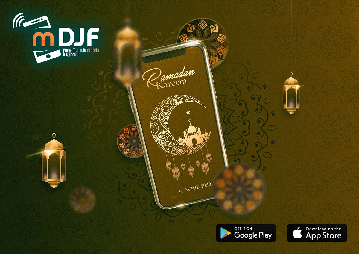 mdjf_253's tweet photo. Ramadan kareem from our family to yours #Ramadan2020 🙏🏾✨#Djibouti #paiementmobileadjibouti https://t.co/y5T5A91uNM