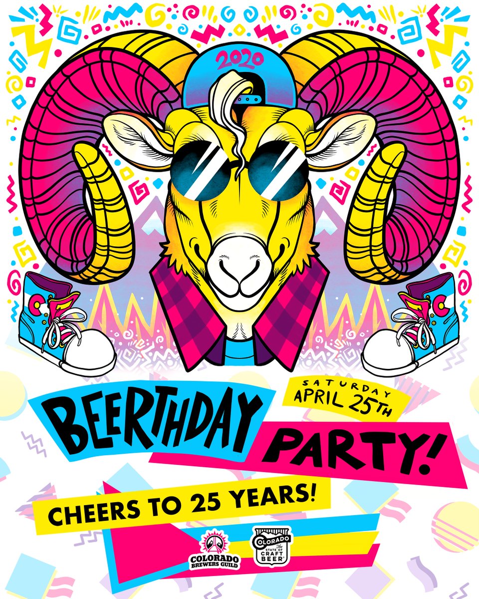 thebigwonderful's tweet image. This Saturday: @coloradobrewers&apos;s 25th Beerthday Party! 🍻 

A $5 donation gets you in when applying the promo code HAPPYBEERTHDAYCBG at checkout: coloradobeer.org/events/beerthd…