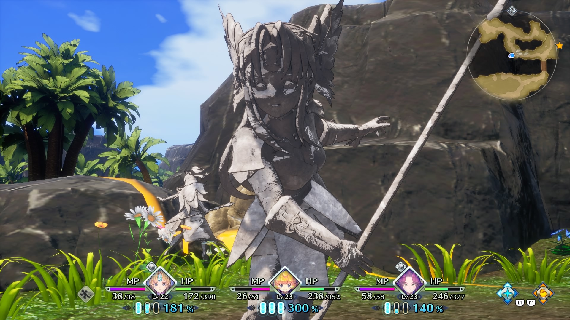 画像 聖剣伝説3より リースの石化その2ジャンプ中 投擲中 攻撃中 ガチですべてのポーズで石化出来ました ヤバイ Https T Co 9hjy6jy70v まとめダネ