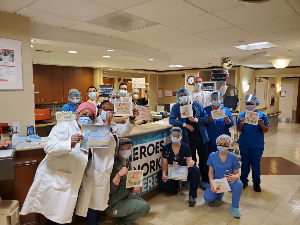 Thank you to <a href="/LisaMainieri/">Lisa</a> and all @nym_hospital leadership for celebrating our awesome <a href="/NYPBMH_Infill7/">NYPBMH_Infill7</a> team!!! We are a team full of true heroes every day! 🏆👩🏾‍⚕️🧑🏽‍⚕️👨🏼‍⚕️👩🏻‍⚕️🏆 #teamworkmakesthedreamwork #HeroesOfCovid19 <a href="/AshleyMattia3/">Ashley Mattia</a> <a href="/ErnestoPMir/">Ernesto Perez-Mir</a>