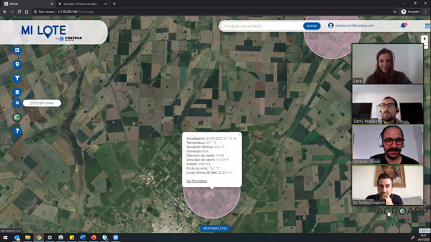 AgroApp_ARG's tweet photo. 📝Afinando detalles con @matiscerri #desdecasa para el lanzamiento y la integración final de Agroapp con #Milote de @CortevaARG #creciendojuntos
#elfuturodelagro #BPA #InteligenciaColectiva #ClimadePrecision #SigamosCreciendo https://t.co/zKSeydYMYT