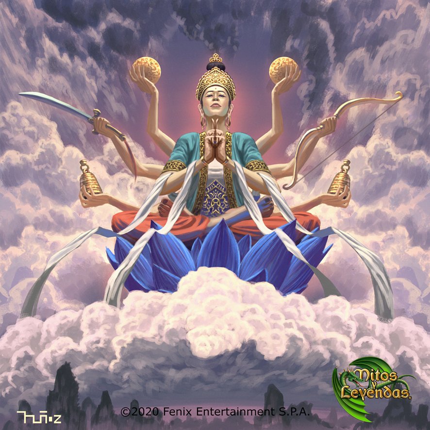 Metalratrox's tweet photo. Doumu 
Ilustración realizada para Dinastía del Dragón para @myl_oficial 

#doumu #china #goddess #chinesegoddess #taoist #myl #mitosyleyendas #DinastíadelDragón #fantasy #digitalart #digitalpainting #TCG https://t.co/ih9fQLGJJa