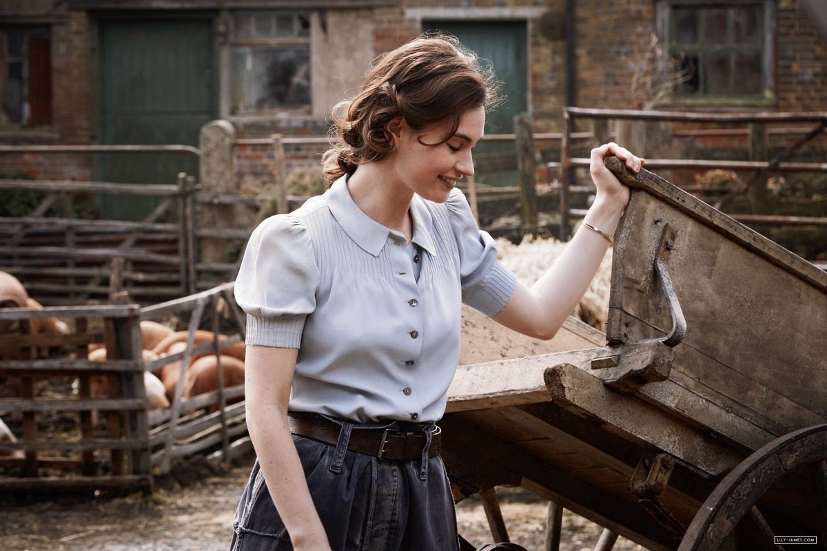 lily james (pictured: war and peace • darkest hour • the guernsey literary and potato peel pie society • downton abbey)