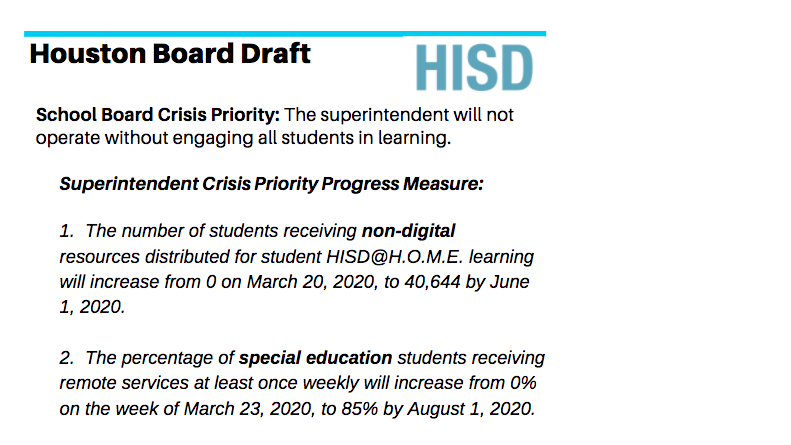 TenetLeadership's tweet photo. SCHOOL BOARDS: What is #HOUSTON #BOARD doing during #COVID19 9? Adopting #crisis priorities. @HoustonISDGov @sueforhisd @educationgadfly #txlege #txedrising #txed #edchat #suptchat @RYHTexas @TCSAnews @NASBO @TEPSAtalk @nyschoolboards

#SCHOOL BOARD GUIDE: https://t.co/mwMaYtirMf https://t.co/kUbHPUNCiQ