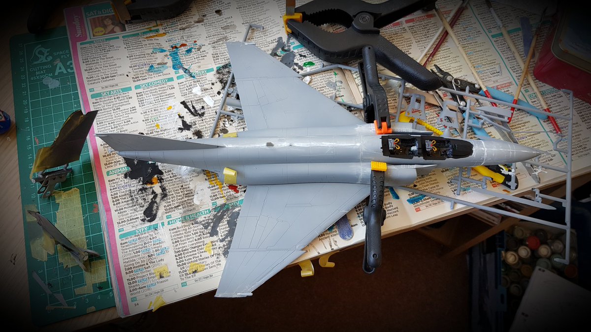 john_bartrop's tweet photo. Just a bit more filler 😫 then she'll be ready for the paint shop. #TurkishDelight #f4ephantom2 https://t.co/B6Z0ERaktS