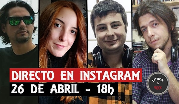 La reunión más esperada de 2020... Id reservando el domingo por la tarde, porque el equipo de #LitrosDeRock hará un directo en Instagram y queremos veros a todxs por allí. 

A partir de las 18h (horario peninsular), estaremos contando chorradas y hablando de música.