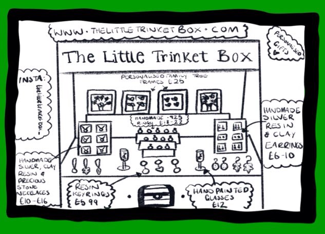 Treat yourself to some handmade jewellery, key rings and gifts at our virtual market! 
The Little Trinket Box is on there, with this sort of business, see here stallmcr.com/virtualstall