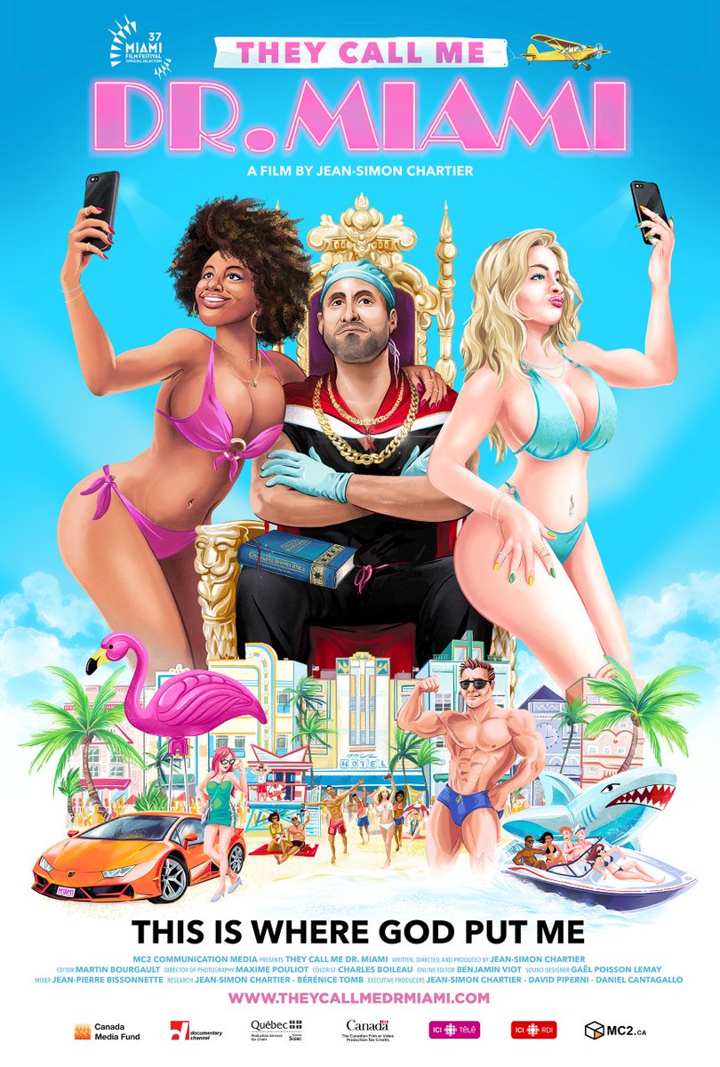MiamiFilmFest's tweet photo. The World Online Premiere of THEY CALL ME DR. MIAMI starts tonight at midnight! Get your weekend started right and purchase tickets now at https://t.co/lDbaZC4RqT. #MiamiFF https://t.co/R7eTSb0nUj