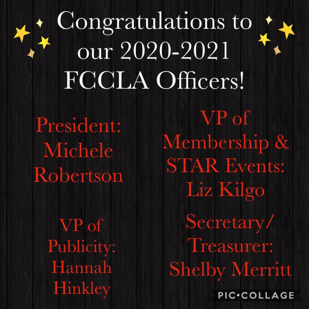 Excited to start planning our next fun filled year with FCCLA officers!
