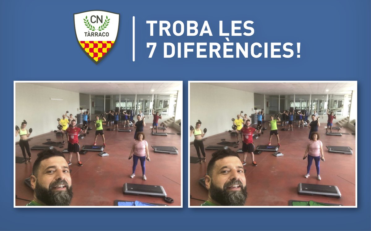 Comencem el cap de setmana amb un petit entreteniment! A veure si trobes les 7 diferències!! #Tàrracoesquedaacasa https://t.co/WFaInyUOGV