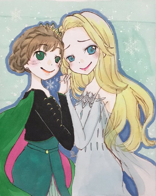 アナとエルサのtwitterイラスト検索結果