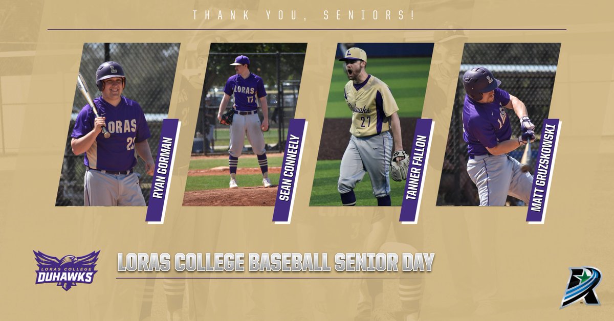 LorasAthletics's tweet photo. Up next: @LorasBaseball Senior Spotlight! ⚾️Today we celebrate the achievements of 7⃣ Duhawks and their dedication to the baseball team over the course of their careers! Read their stories at https://t.co/VEQNusDgfE #GoDuhawks #LorasTogether #ThankYouSeniors https://t.co/8XtbiRSs7q