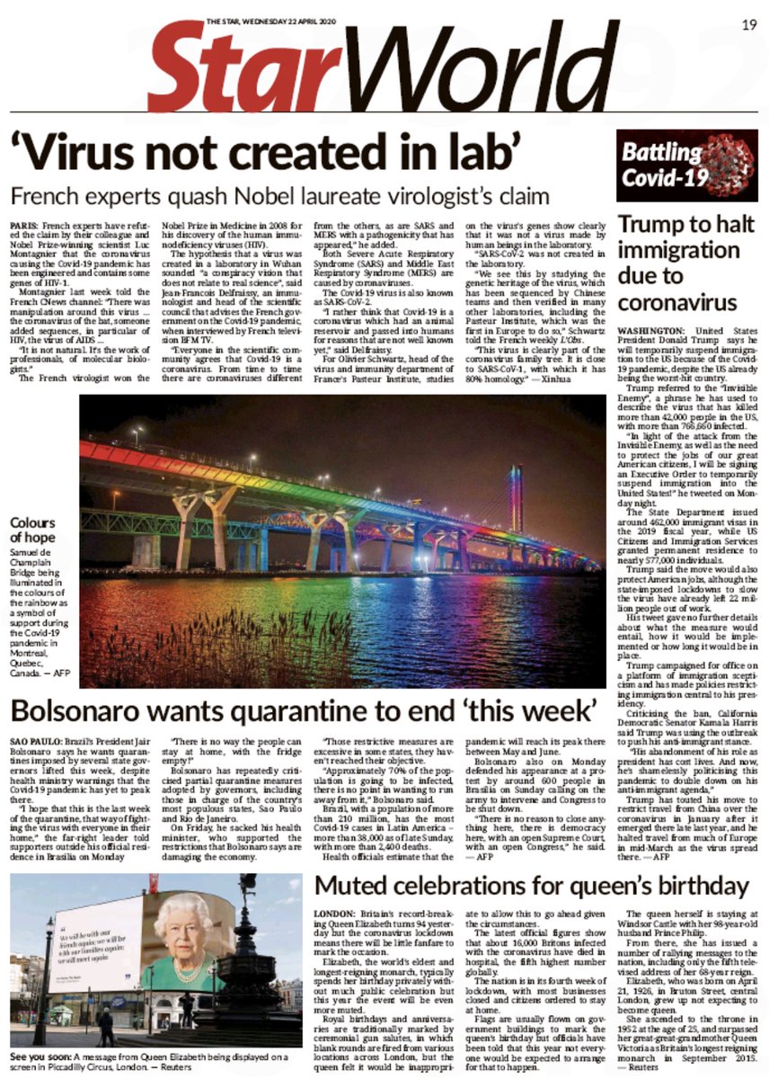 Magnifique photo de <a href="/sebastienstjean/">Sebastien St-Jean - Photo, vidéo et drone</a>, publiée aujourd'hui en Malaisie, dans The Star Malaysia.