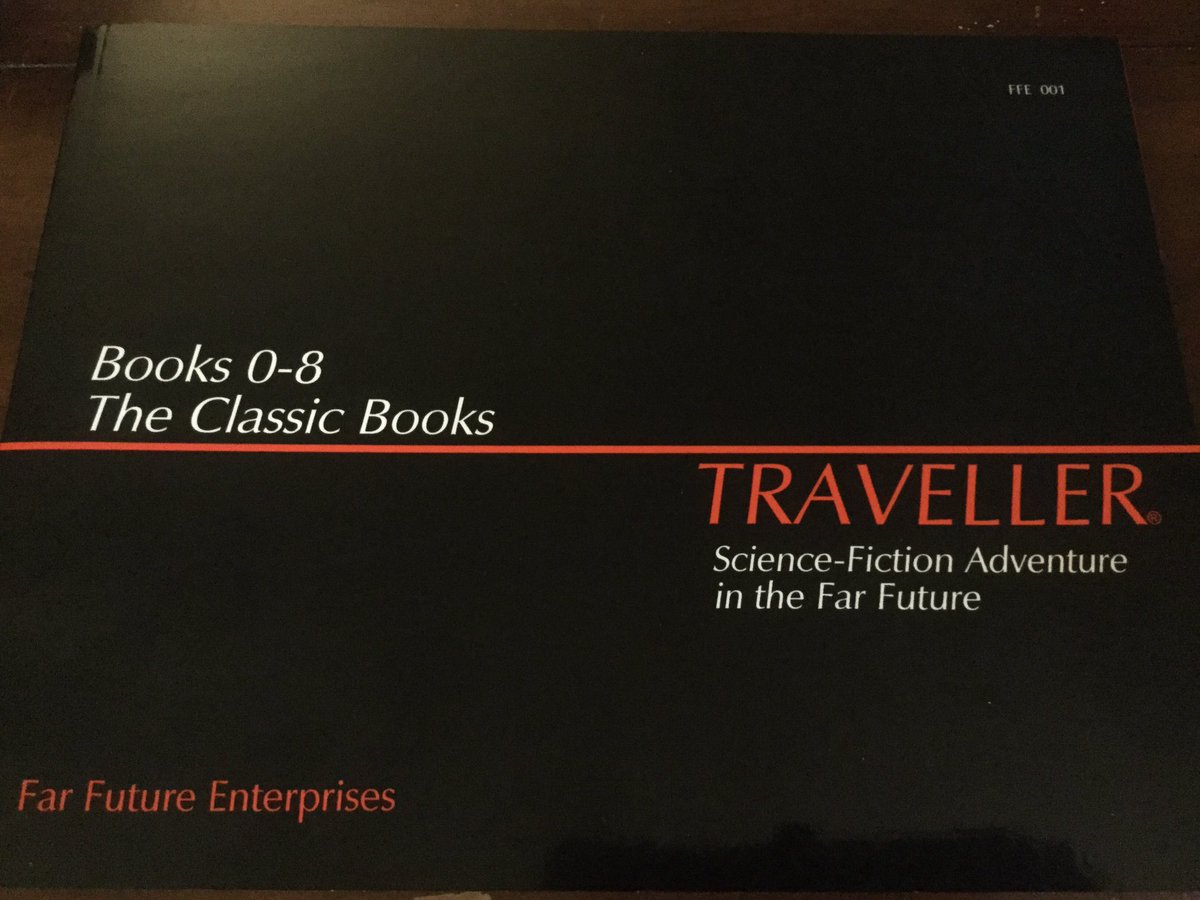 When I was first getting into gaming, there was a bookstore called Lauriat’s in the North Shore Mall that carried some RPGs. It was mostly D&D but they had a whole shelf of Traveller’s “little black books” that I used to covet.  #CuratedQuarantine