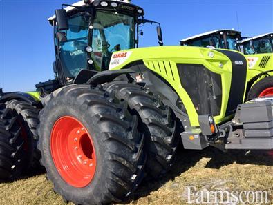 #CLAAS XERION 4500 with 4-wheel steer, 450 HP, variable transmission, 50 KM/H top speed, great visibility &amp; more, listed by @FarmGj! farms.com/used-farm-equi… #OntAg #FarmEquipment #ForSale #Tractor #Agriculture #Machinery #Farm365