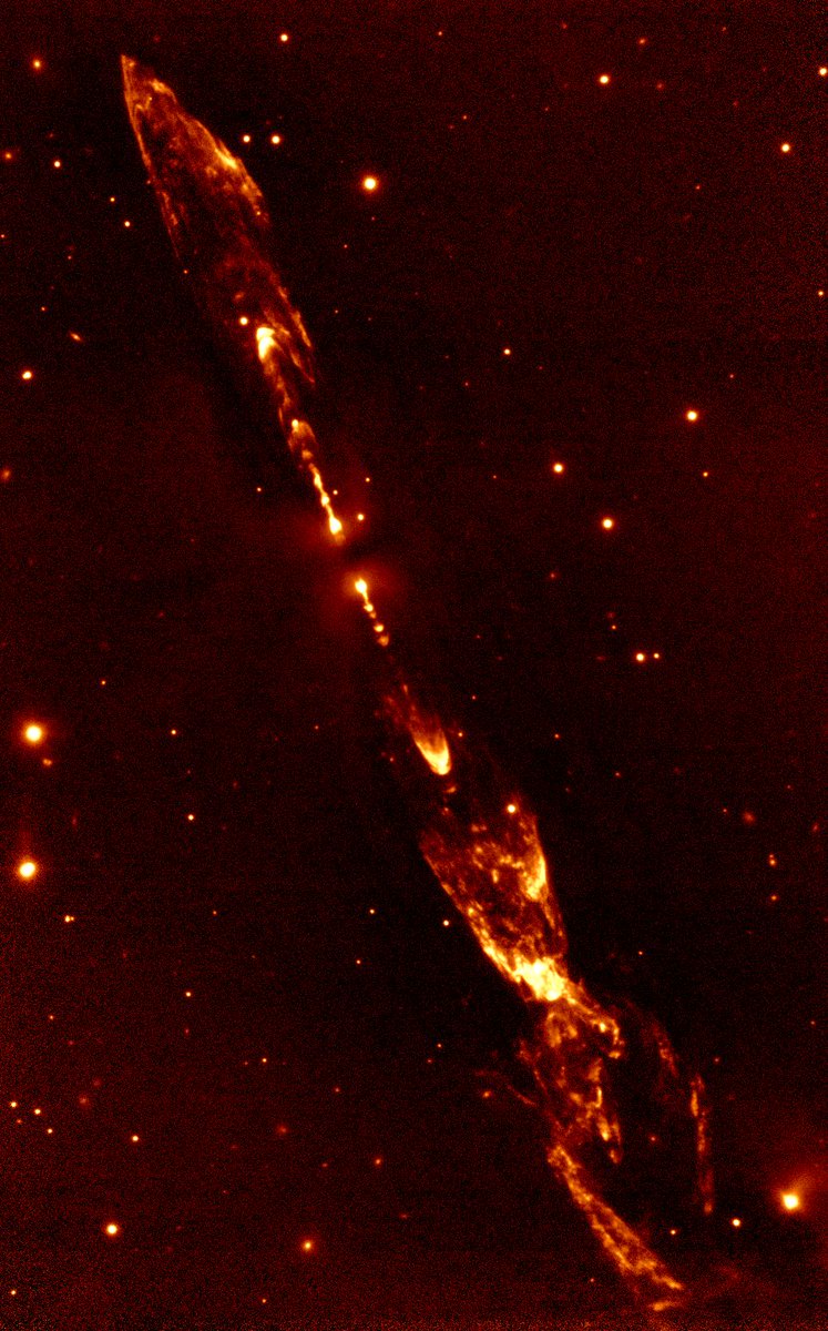 I'll also be observing protostellar jets & outflows, including HH211 & HH212, which John Rayner, Hans Zinnecker & I discovered through infrared imaging in the mid-1990s. These are more recent images from the VLT, but the JWST images will show much more detail & motion. 36/