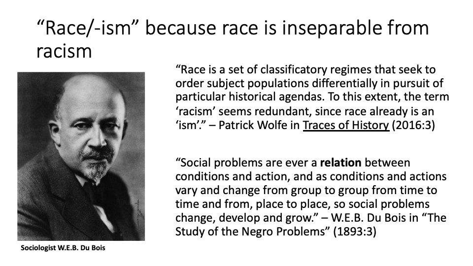 In closing, what we call racial health disparities are better understood as racist health disparities. RACISM, the political practice of racializing humans, is the risk factor, not "race". Race does not stand alone, it is the child of racism. #DecolonizeDNA