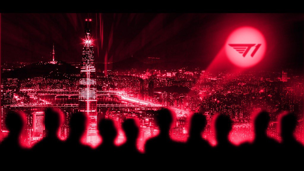 JoeMar's tweet photo. A dawn is upon us - #LCK 2020 Spring Finals! We’ve been on quite the journey together. Today we look to add to our legacy. We need the support of @T1LoL Nation - new supporters &amp; our ride or die day ones - send us your energy as we look to win our 9th Title! #T1Fighting #T1Win https://t.co/3uWndxypPp