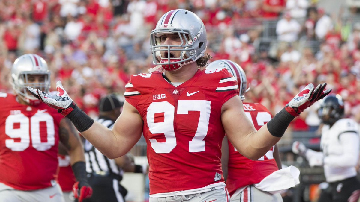 BarstoolOSU's tweet photo. Ohio State has had the first defensive player drafted in four of the last five years 💪🌰 https://t.co/grJdQIjYeO
